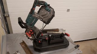 Parkside PMB 1100 Metal Band SAW Unboxing and Test   LIDL PART 1