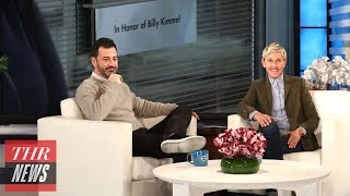Ellen DeGeneres Surprised Jimmy Kimmel With a Hospital Room Dedicated to His Son | THR News