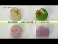 季節の生菓子　練切「夏茜」