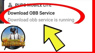 Pubg Mobile OBB Service Is Running Problem Solved in Android