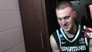 Joey Hauser on beating Marquette to advance to Sweet 16