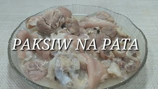 How to cook Paksiw na Pata