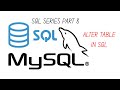 Alter Table in SQL - SQL Series P8