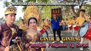 Pengantin pasangan ideal - Megantara live hari ini di jelateng finish sayong sekotong