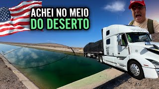 RIO CANALIZADO NO MEIO DO DESERTO 🌵 TAO LIMPO QUE TEM ATÉ PEIXE 🎣 🐠