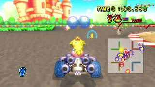 Peach Balloon Battle (Video Full HD 60Fps) Mario Kart Wii - Tung Funny Game