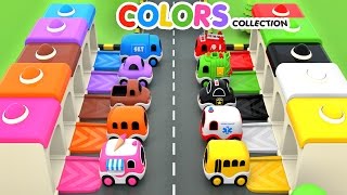 Colors for Children with Street Vehicles Toys - Colors Videos Collection for Children