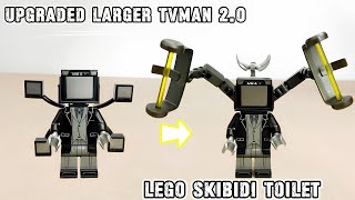 Lego Skibidi Toilet | Upgraded Large Tv Man 2.0 | Minifigures Lego Unofficial