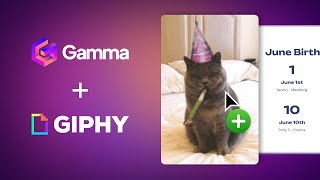 Add GIFs to Gamma Presentations with GIPHY Integration