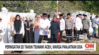 Peringatan 20 Tahun Tsunami Aceh, warga Panjatkan Do'a