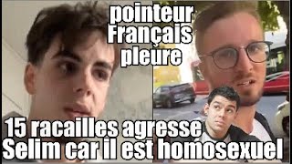 Selim agressé par 15 racailles dans le tram car homosexuel 😡 un PE* D0 français arrêté et éduqué 👏