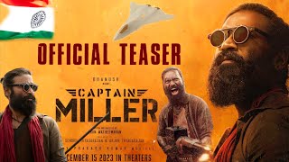 CAPTAIN MILLER Official Trailer | Dhanush | Shivarajkumar | Arun Matheswaran| Prakash Kumar #trailer