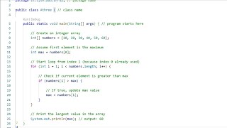 Find Maximum Value in Array | Java Program (Beginner Friendly)