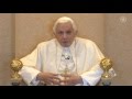 Papst Benedikt XVI. - Das Wort zum Sonntag (170911)