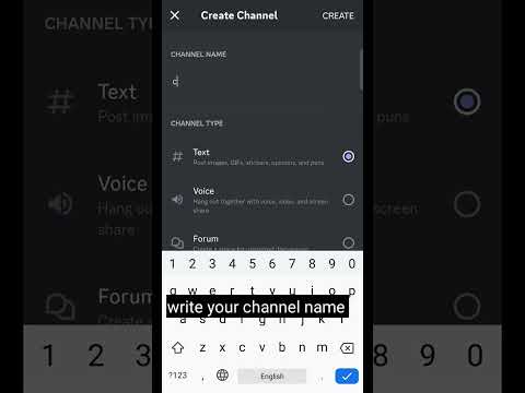 How to create categories and channels on mobile Discord servers