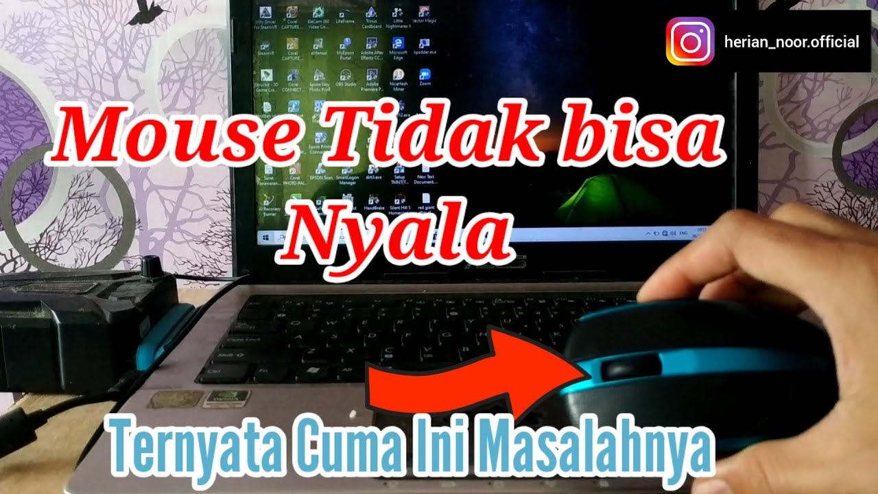 Memperbaiki Mouse Tidak Bisa Menyala - YouTube