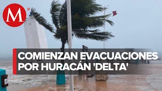 Quintana Roo declara alerta roja por huracán ‘Delta’