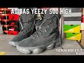 Adidas Yeezy 500 High Tactical Boot Utility Black On feet review