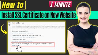 How to install SSL certificate on new website 2026