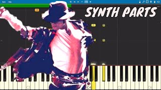 Michael Jackson - Billie Jean - Synth Parts ONLY - Piano Tutorial