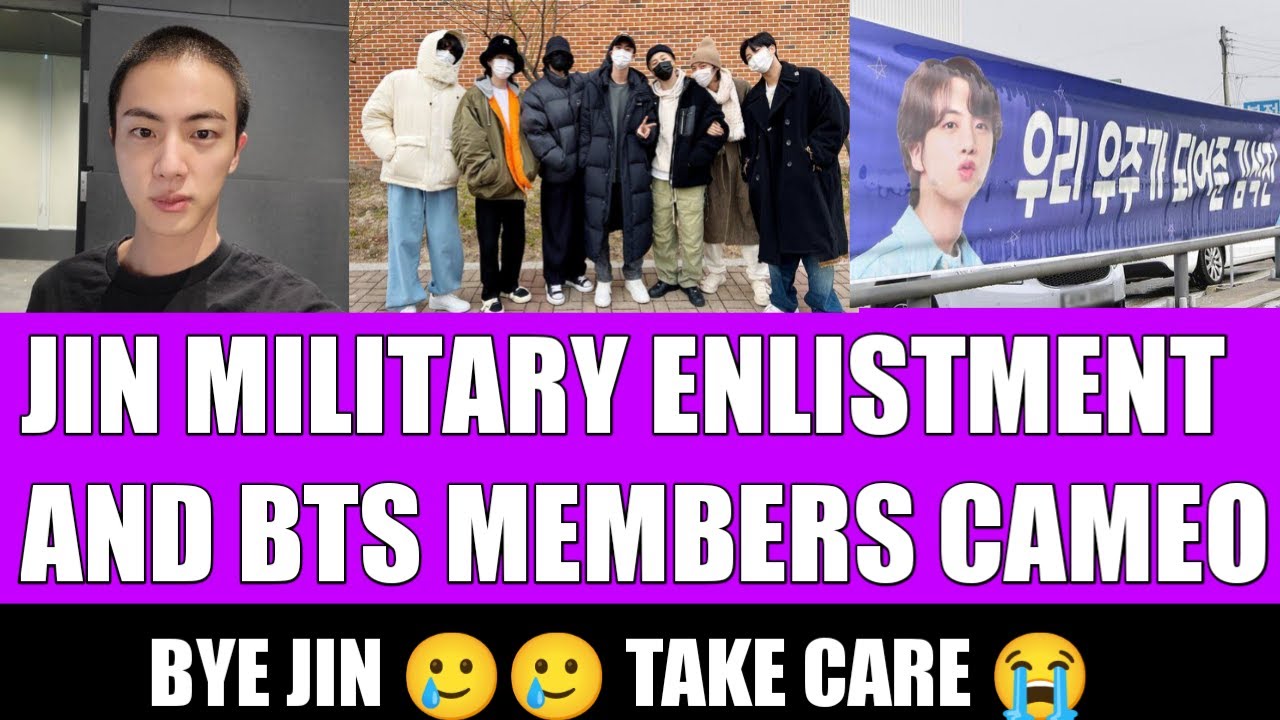 Jin Finally Reached Military | BTS Members Came To Send Off Jin To ...