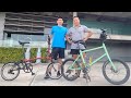 LIOW VIDEO: Brompton Black Edition Superlight vs Velo Orange Neutrino 小布与小径自行车试骑