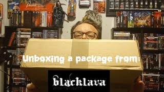 Unboxing a Package from Black Lava Entertainment • January 2023