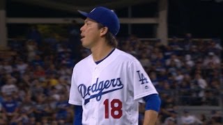 ARI@LAD: Maeda allows one run over 6 1/3 innings