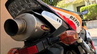 CBR1000RR SC57 REPSOL AKRAPOVICマフラー交換