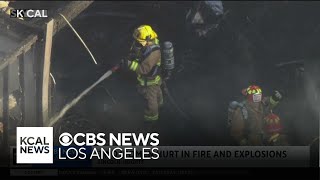 Women injured in Lincoln Heights structure fire