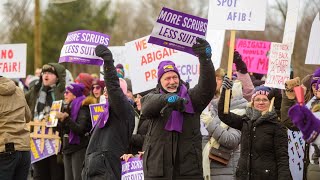 Striking Nurses Rally to Illuminate the Crisis at Geisinger!