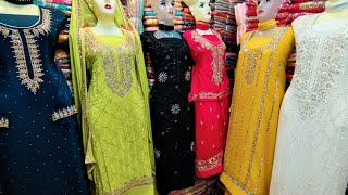 अब यही सूट बिकेगे Wholesale handwork fancy ladies suit market in Delhi Chandni chowk India