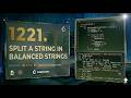 LeetCode 1221. Split a String in Balanced Strings | Greedy Balance Score Solution (C++)