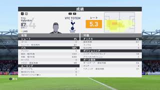 FIFA20 JSL秋季リーグ  1節 vs VFC TOTEM