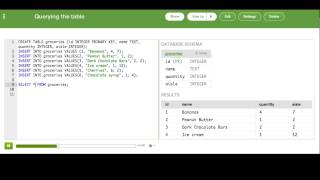 Querying the table | Intro to SQL: Querying and managing data | Computer Programming | Khan Academy