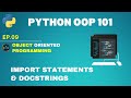 📚 Mastering Python Import Statements & Docstrings | EP09