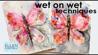 Watercolor Wet on wet techniques for any skill level