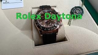 Unboxing the Rolex Daytona Rose Gold Oysterflex