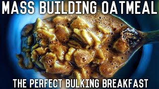 High Protein Peanut Butter Cup Oatmeal | The Perfect Bulking Breakfast