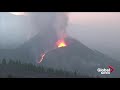 la palma volcano hundreds more evacuated as lava advances on island