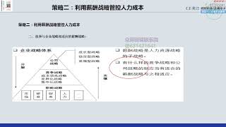 第七讲：人力成本管控地图与18招 — 战略决策是人力成本管控的胜负手（2招）