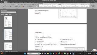 sampling theorem (DSP prgram , MATLAB)