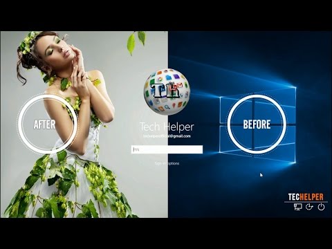 How To Change Windows10 login Screen Picture By Techelper | windows #010 How To Change Windows10 login Screen Picture By Techelper | windows #010