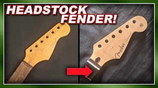 FIZ UM HEADSTOCK FENDER A PARTIR DE UM BRAÇO CONDOR - (LUTHIERIA CASEIRA, LUTHIER)