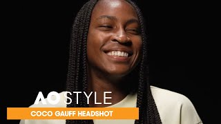 Coco Gauff Headshot | Australian Open 2022 | AO Style
