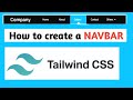 Simple NAVBAR in Talwind CSS -  Tailwind CSS Tutorial