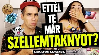 GYILKOS CHIPS + SZELLEMTAKONY 👻 | Amerikai 🇺🇸 snack kóstolás ft. Tamara | Lakatos Levente