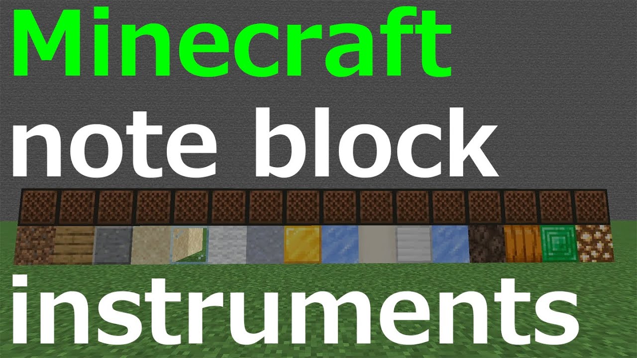 All Note Block Instruments How To Use A Note Block Remoeq