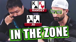 When You’re IN THE ZONE...[Poker Highlights] ♠ Live at the Bike!