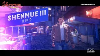 Shenmue 3 Short Promotional Clip | Gamescom 2019